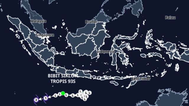 Waspada Dampak Bibit Siklon Tropis 93S (detik.com)
