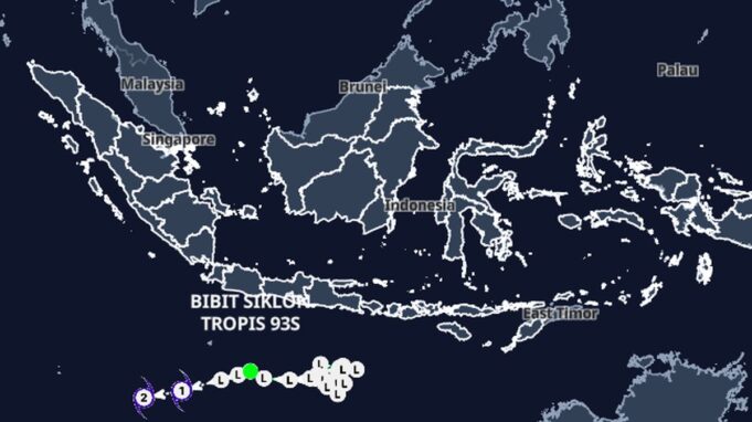 Waspada Dampak Bibit Siklon Tropis 93S Waspada Dampak Bibit Siklon Tropis 93S (detik.com)