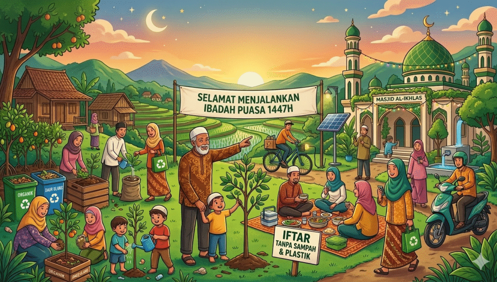 Ramadan, Kesalehan Ekologis dan Mempertanyakan Peran Kita Sebagai Khalifah Fil Ardh Ramadan dan Kesalehan Ekologis (Sumber: Akal Imitasi)