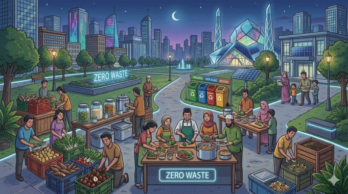 4 Langkah Membuat Menu Buka Puasa Zero Waste Menu Berbuka Puasa Zero Waste (Sumber: Akal Imitasi)