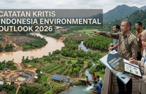 Catatan Kritis Indonesia Environmental Outlook 2026 Ilustrasi Indonesia Environmental Outlook 2026 oleh Yayasan Kehati