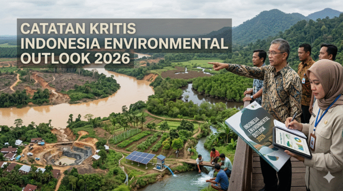 Catatan Kritis Indonesia Environmental Outlook 2026 Ilustrasi Indonesia Environmental Outlook 2026 oleh Yayasan Kehati