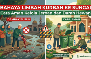 Bahaya Limbah Kurban ke Sungai: Cara Aman Kelola Jeroan dan Darah Hewan Bahaya Limbah Kurban ke Sungai (Dok. Istimewa)