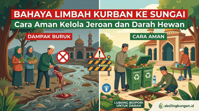 Bahaya Limbah Kurban ke Sungai (Dok. Istimewa)